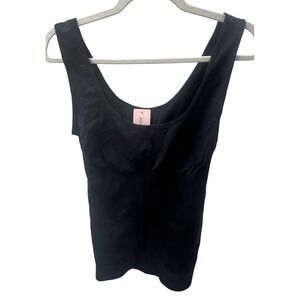 Nearly Nude  Seamless Shaping Cami Tank Top Black Size XL New With tags